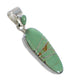 Turquoise Authentic Sterling Silver Pendant RX77182